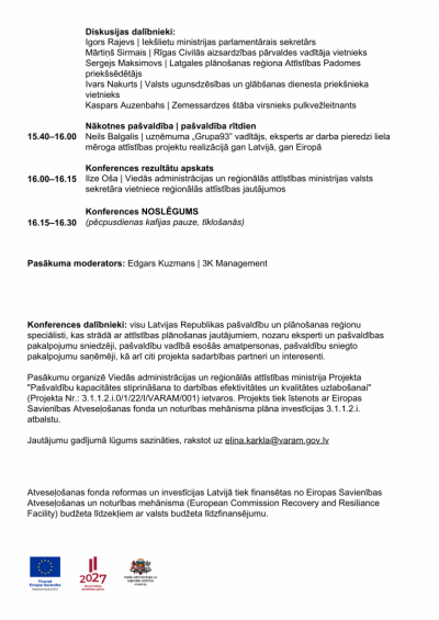 Konferences programma