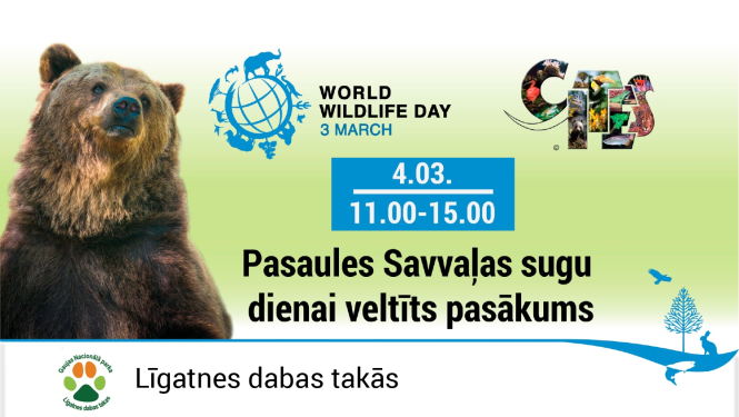 Savvaļas sugu dienai veltīts pasākums