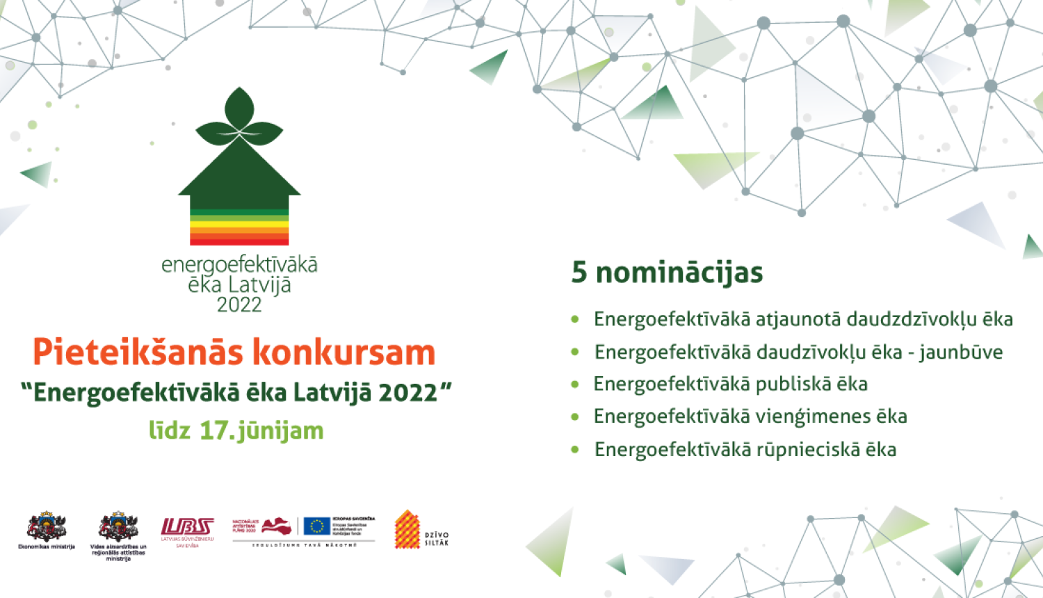 Energoefektīvākā ēka Latvijā 2022