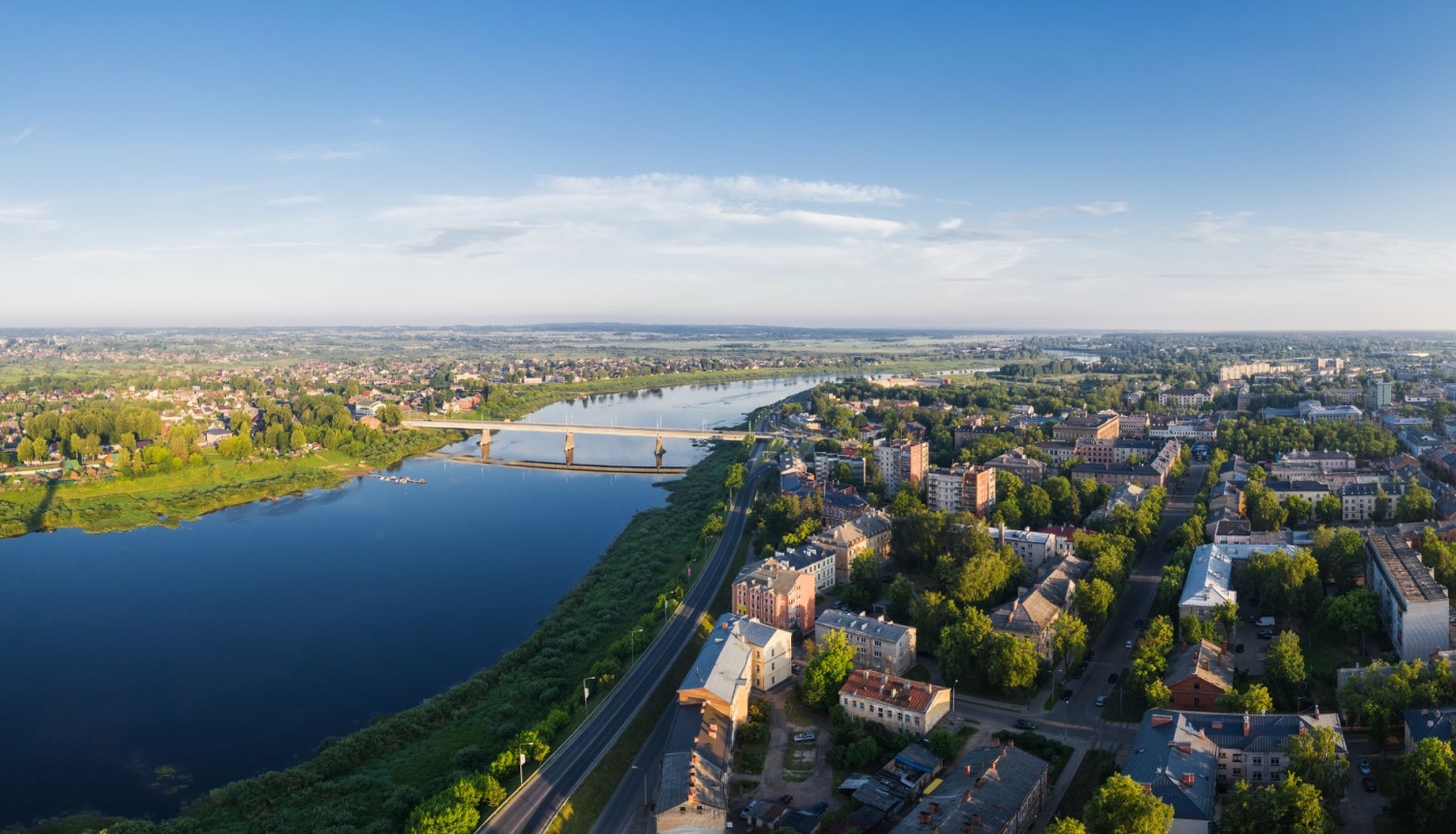 Attēls ar Daugavas panorāmu