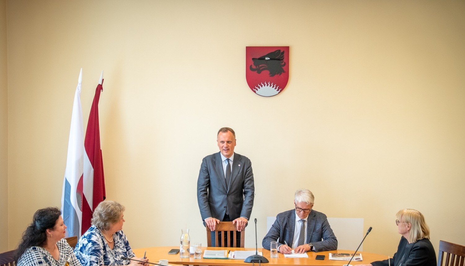 Ministrs Edgars Tavars un Balvu novada pašvaldība