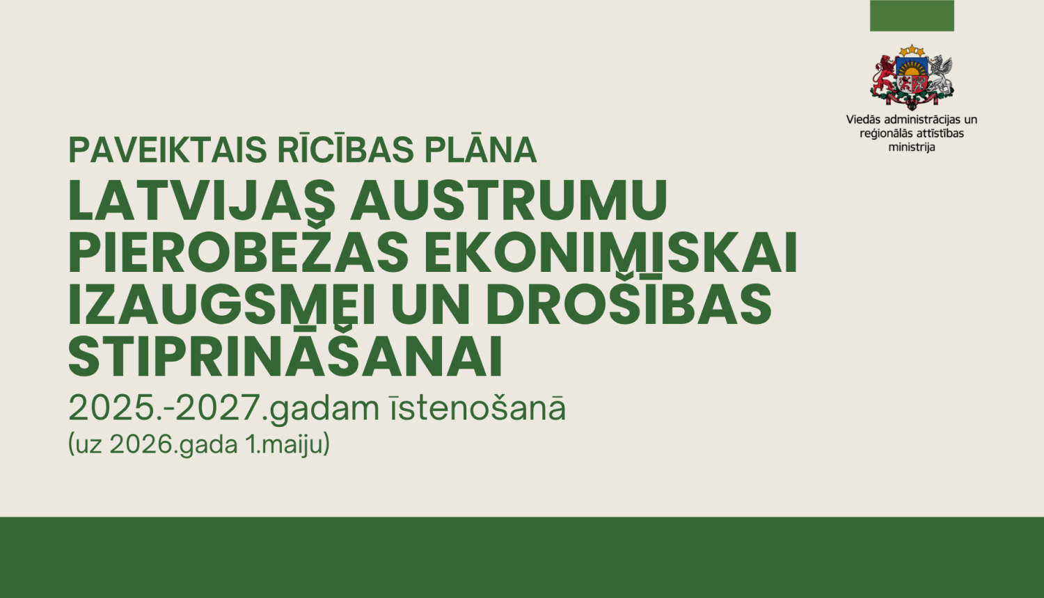 Attēls ar preses relīzes virsrakstu - Turpinās mērķtiecīgas investīcijas Austrumu pierobežā – tiek īstenoti pasākumi vairāk nekā 351 miljona eiro apmērā 
