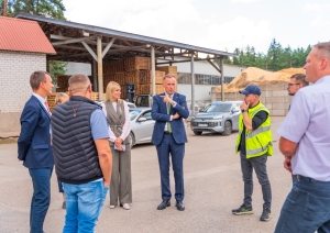 Ministra Edgars Tavars, VARAM vadība un Talsu novada domes pārstāvji