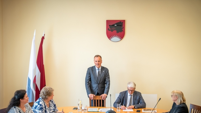 Ministrs Edgars Tavars un Balvu novada pašvaldība