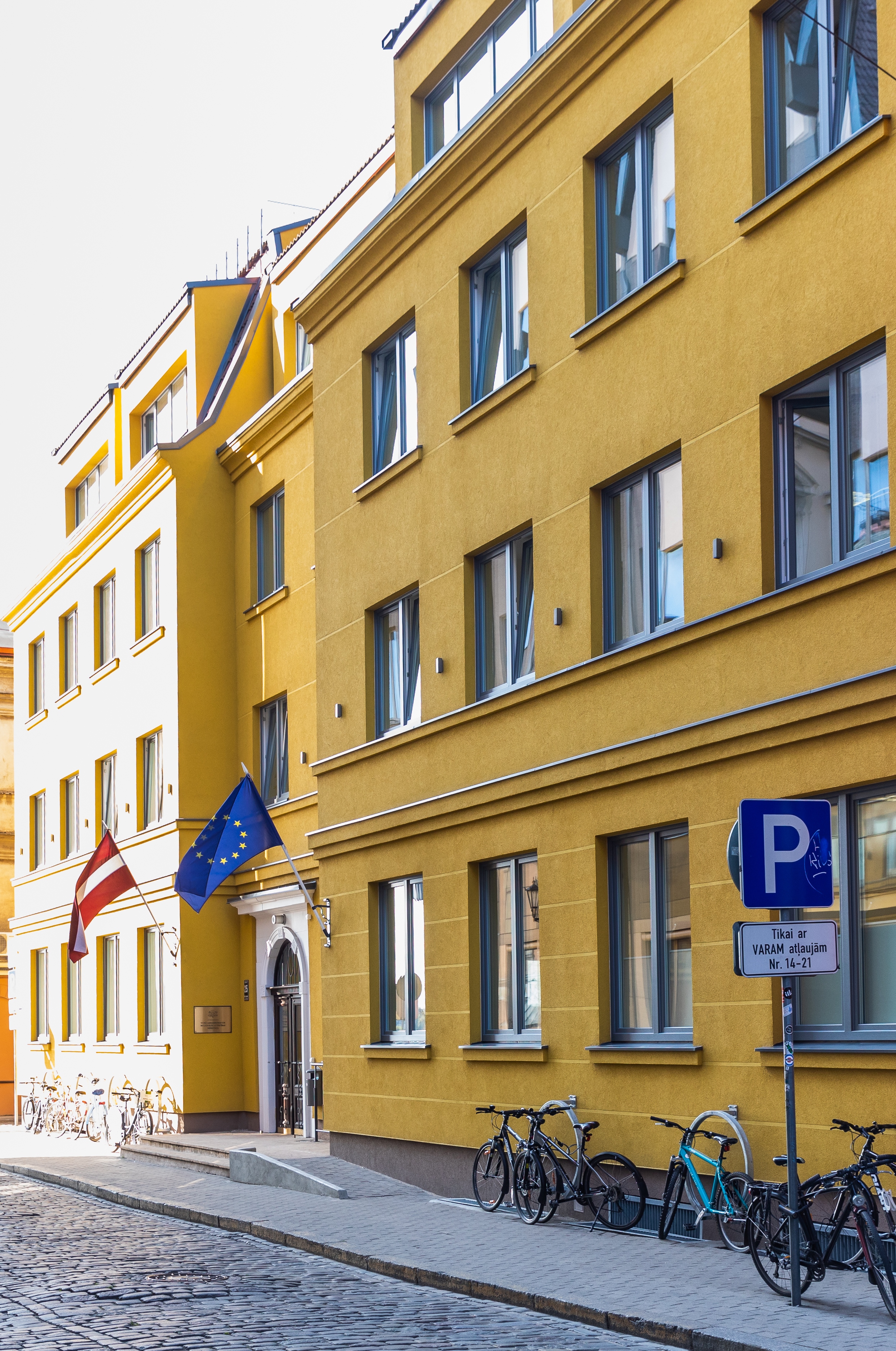 Ministrijas ēkas fasāde