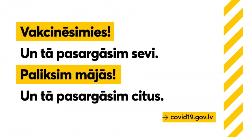 Covid- 19. Vakcinēsimies