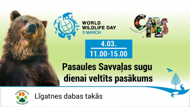 Savvaļas sugu dienai veltīts pasākums