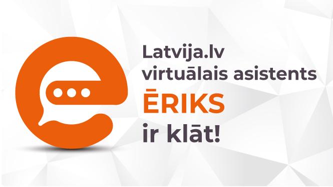 Latvija.lv virtuālā asistenta Ēriks vizualizācija