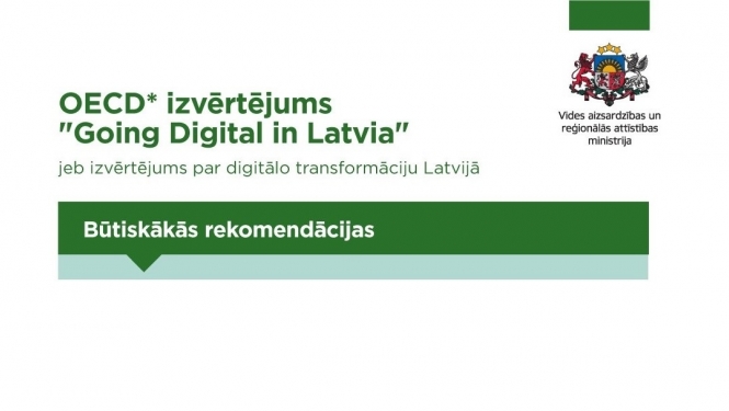OECD izvērtējums par digitālo transformāciju Latvijā