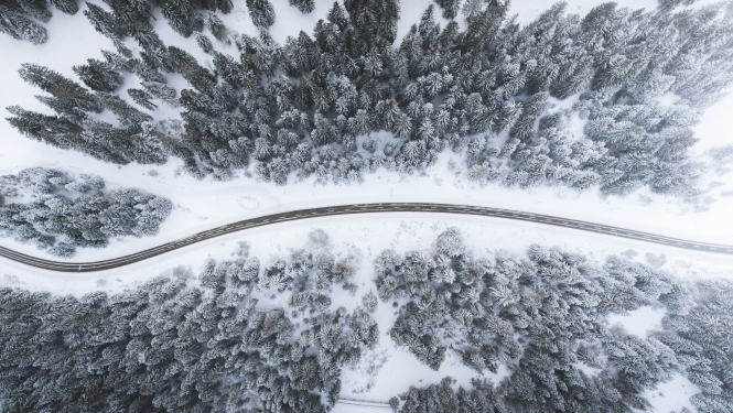 Ziemas ainava, attēlam ir ilustratīva nozīme