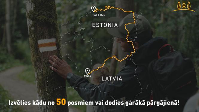 Pargājiena maršruta Mežtaka vizualizācija