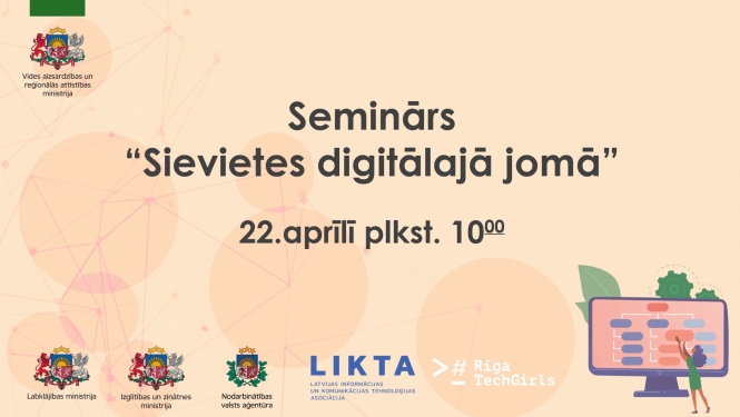 Tiešsaistes seminārs - Sievietes digitālajā jomā