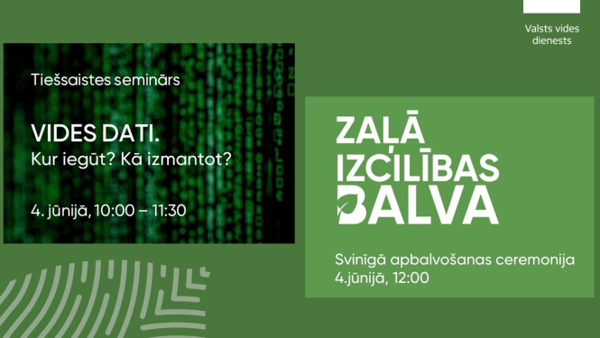 Afiša: Zaļā izglītības balva