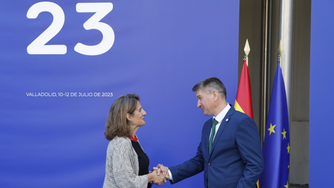 Māris Sprindžuks ES vides ministru nefomālajā sanāksmē Spānijā 2023