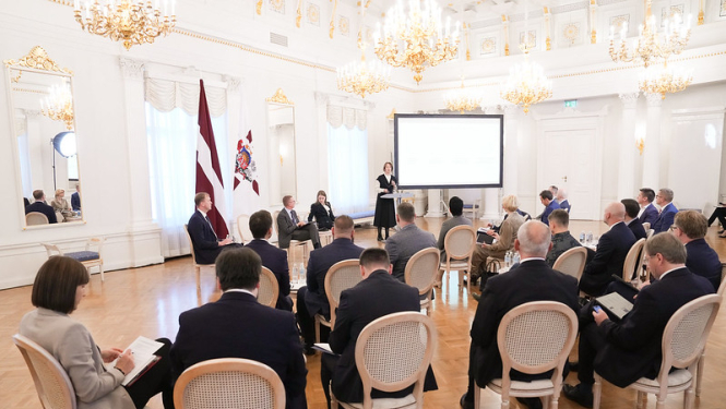 Tikšanās pie prezidenta