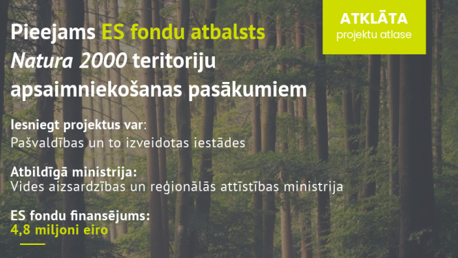 Pieejams ES fondu atbalsts. Informatīvs materiāls