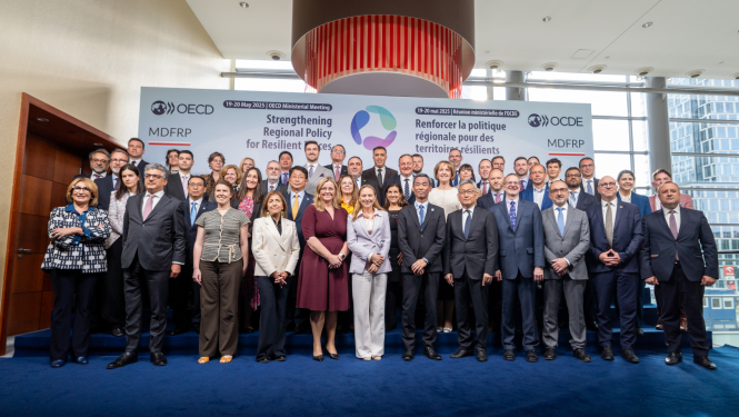 Ministre Inga Bērziņa Varšavā pārstāv Latviju OECD un ES diskusijās par reģionu noturību, digitālo attīstību un kohēzijas nākotni  