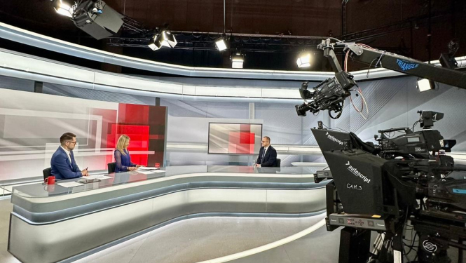 Ministrs Raimonds Čudars - intervija Rīta Panorāma