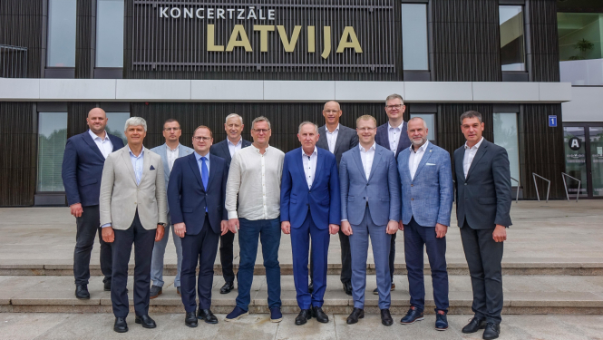 Ministrs Raimonds Čudars Ventspilī