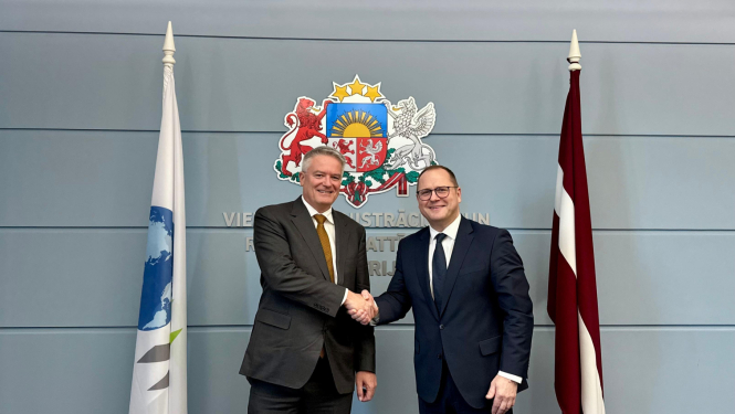 Ministrs Raimonds Čudars ar OECD ģenerālsekretāru pārrunā sadarbību reģionālās attīstības un digitālās transformācijas jomās 