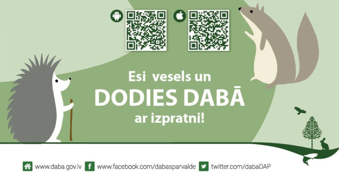 Infografika. Atbildīga rīcība dabas takās.