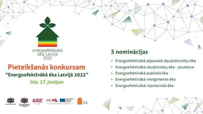 Energoefektīvākā ēka Latvijā 2022