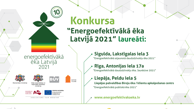 Energoefektīvākā ēka. Plakāts