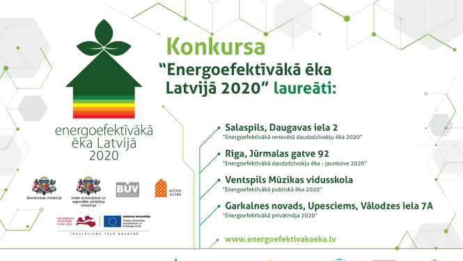 Informācija par Energoefektīvāko ēku Latvijā 2020