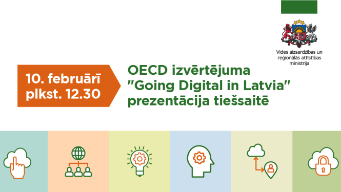 OECD izvērtējuma Going Digital Latvia prezentācija