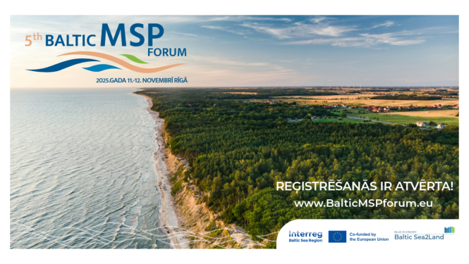 Aicinājums piedalīties 5. Baltijas jūras telpiskās plānošanas forumā