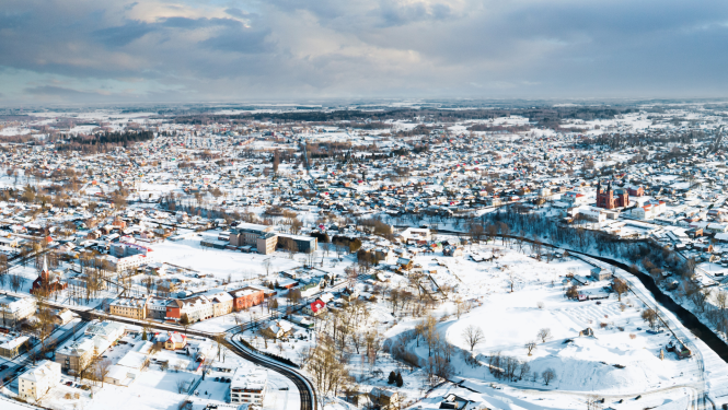 Rēzekne no putna lidojuma