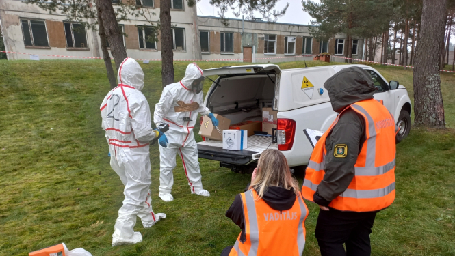 Foto - valsts vides dienets darbībā