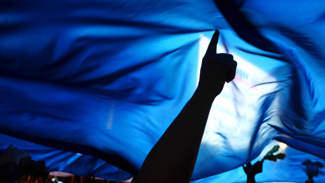 Demokrātija, politika, balss, roka