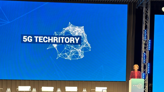 VARAM Ministre Inga Bērziņa sniedz uzrunu 5G Techritory forumā