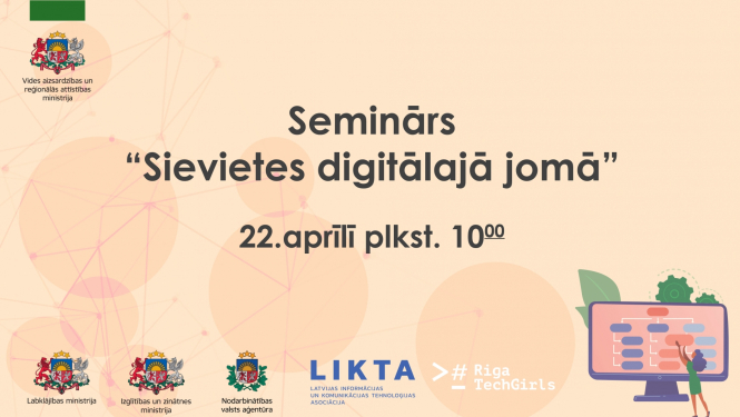 Tiešsaistes seminārs - Sievietes digitālajā jomā