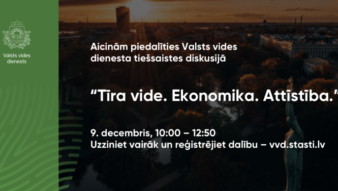 Plakāts - Tīra vide. Ekonomika. Attīstība