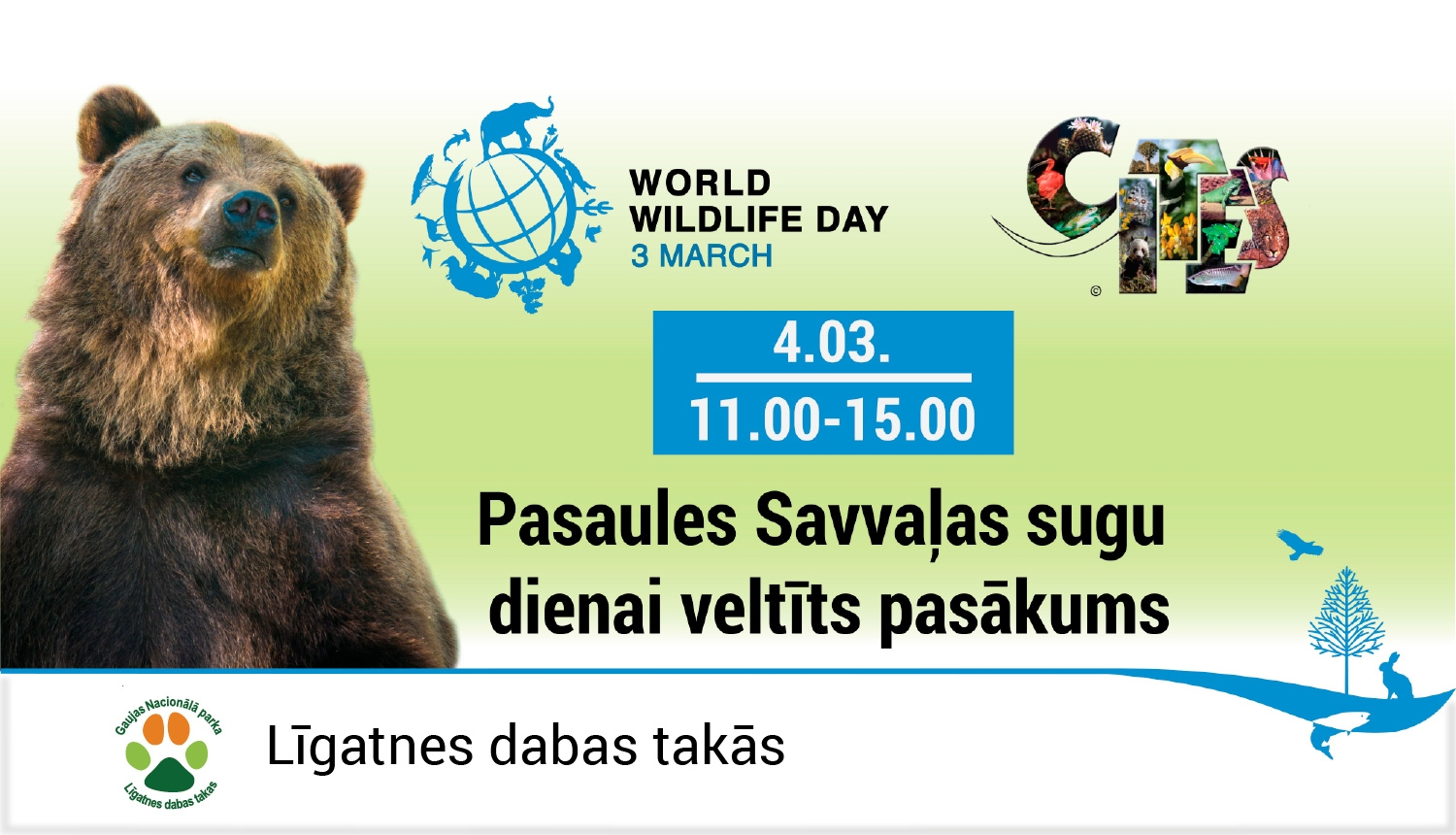 Savvaļas sugu dienai veltīts pasākums