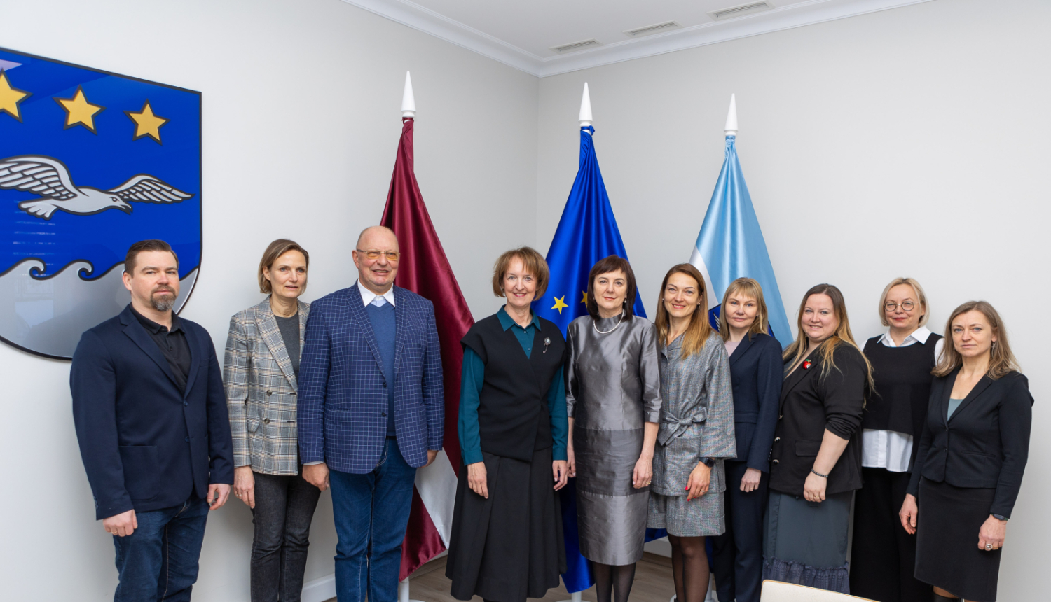 Ministre Inga Bērziņa un Jūrmalas valstspilsētas administrācija