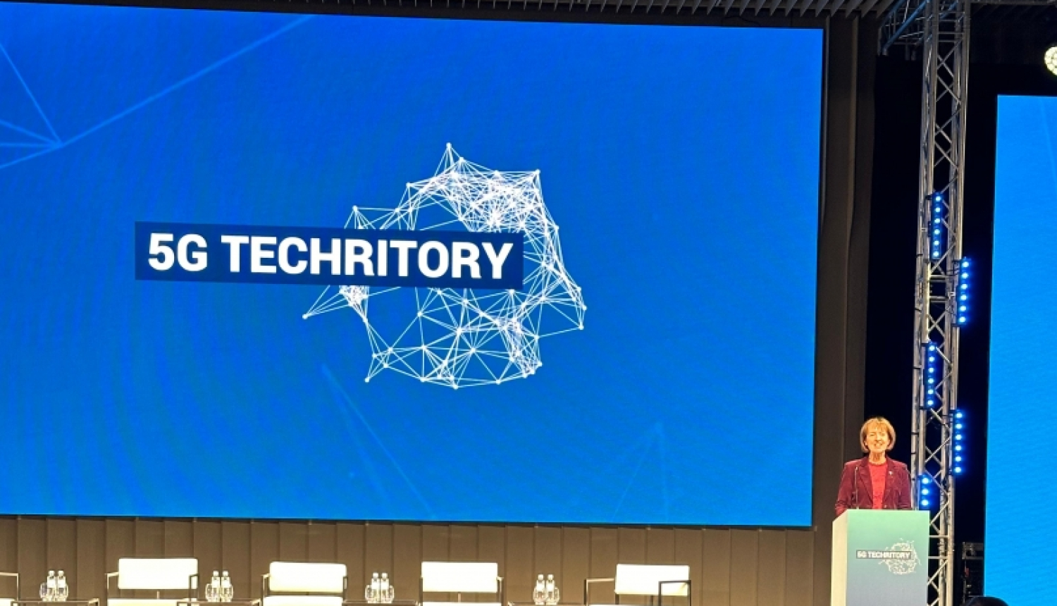 VARAM Ministre Inga Bērziņa sniedz uzrunu 5G Techritory forumā