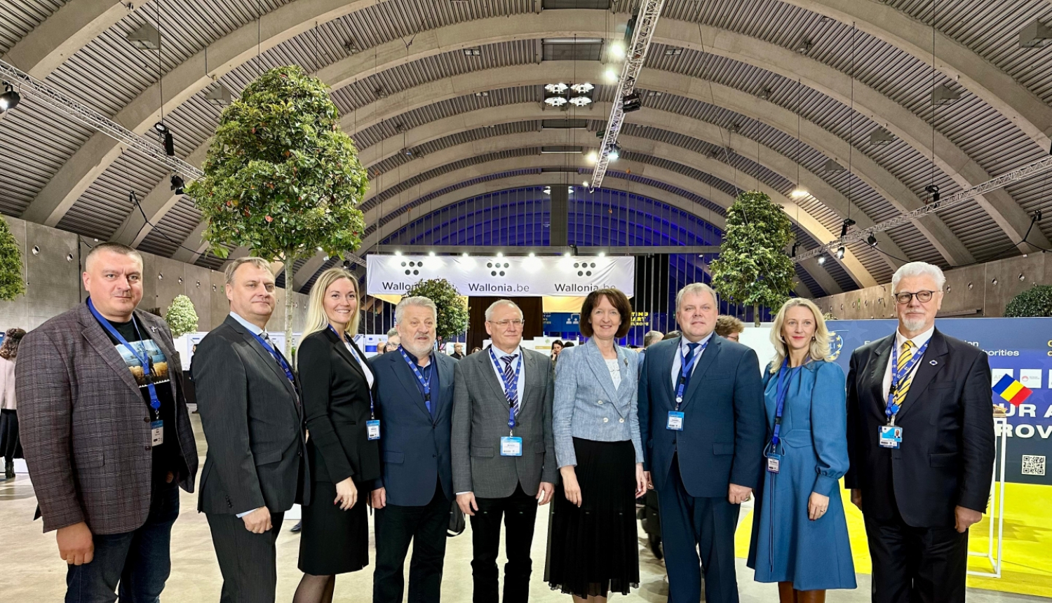 Latvijas delegācija Monsā, Beļģijā