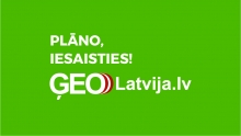 Attēls ar tekstu: Plāno, iesaisties! ĢEOLatvija.lv