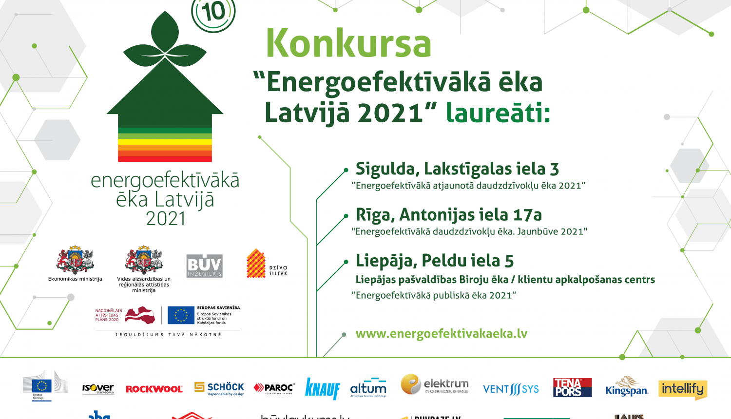 Energoefektīvākā ēka. Plakāts