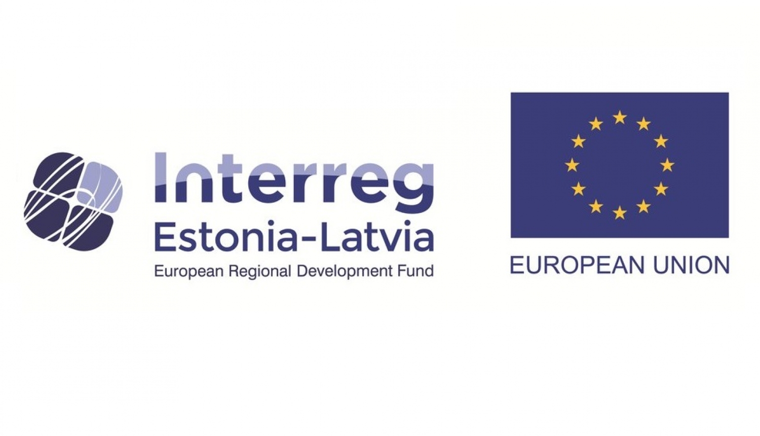 Interreg logo. EST un LAT