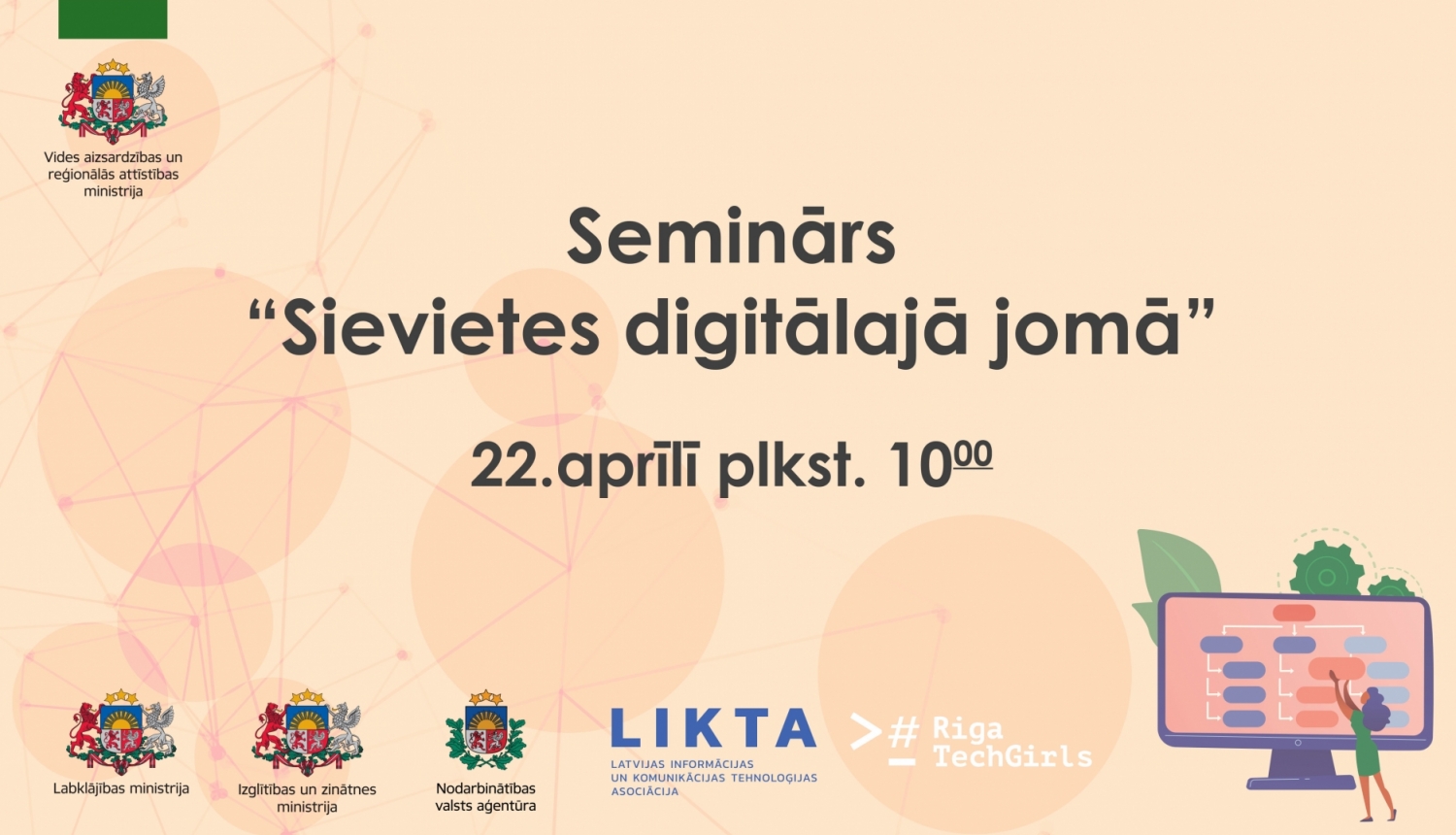 Tiešsaistes seminārs - Sievietes digitālajā jomā