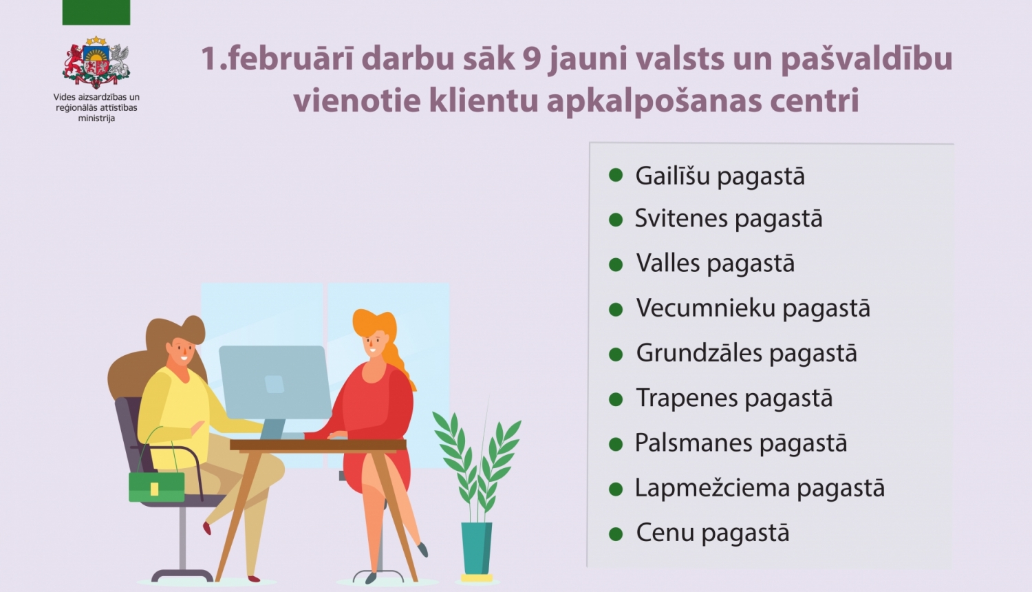 Ilustratīvs attēls par vienotiem klientu centriem